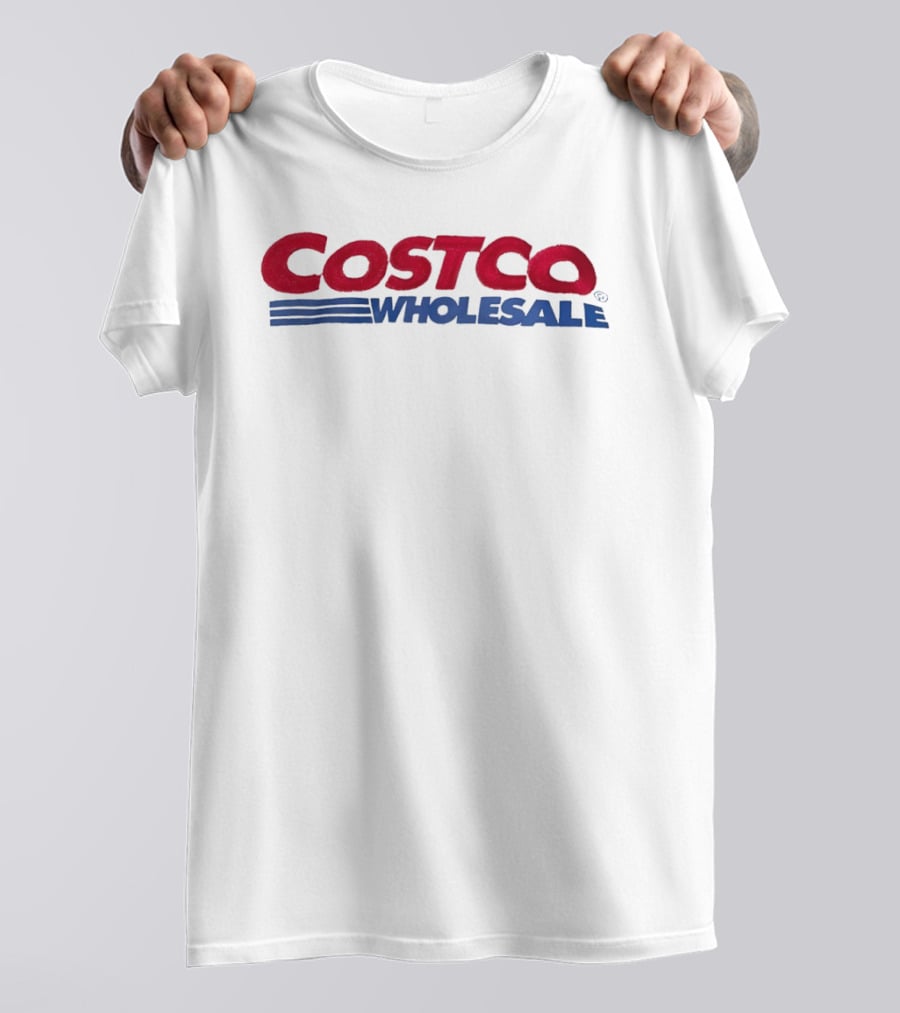 Costco Wholesale Large Red Blue T-Shirt