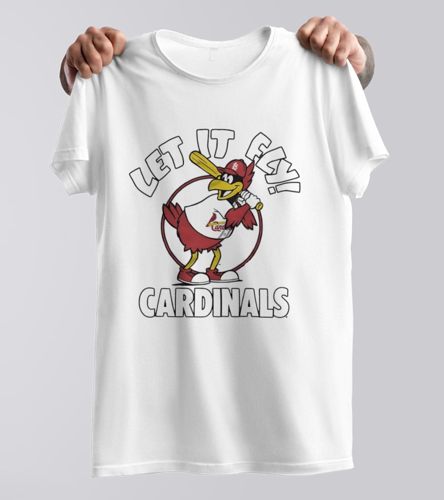 St Louis Cardinals Let It Fly Fredbird T-Shirt