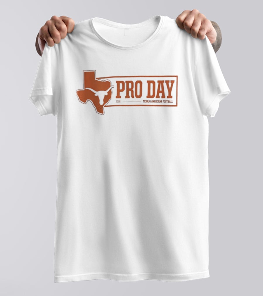 Texas Longhorns Football Pro Day Horns Country T-Shirt