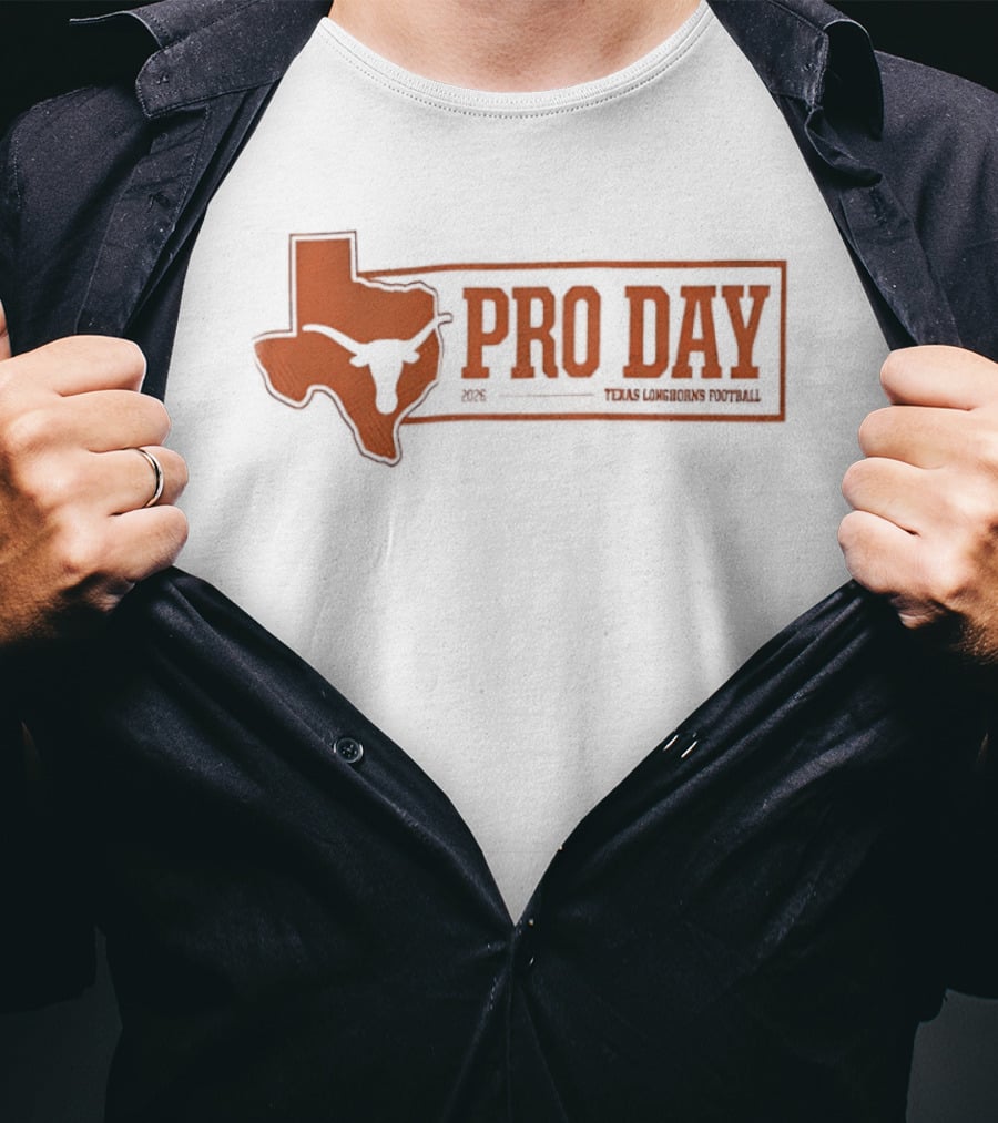 Texas Longhorns Football Pro Day Horns Country T-Shirt