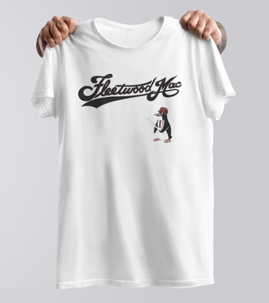 Fleetwood Mac Penguin 1982 City Of Hope Benefit Concert Tour Mirage T-Shirt