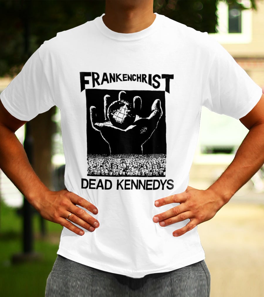 Frankenchrist Dead Kennedys Hand Holding Globe T-Shirt
