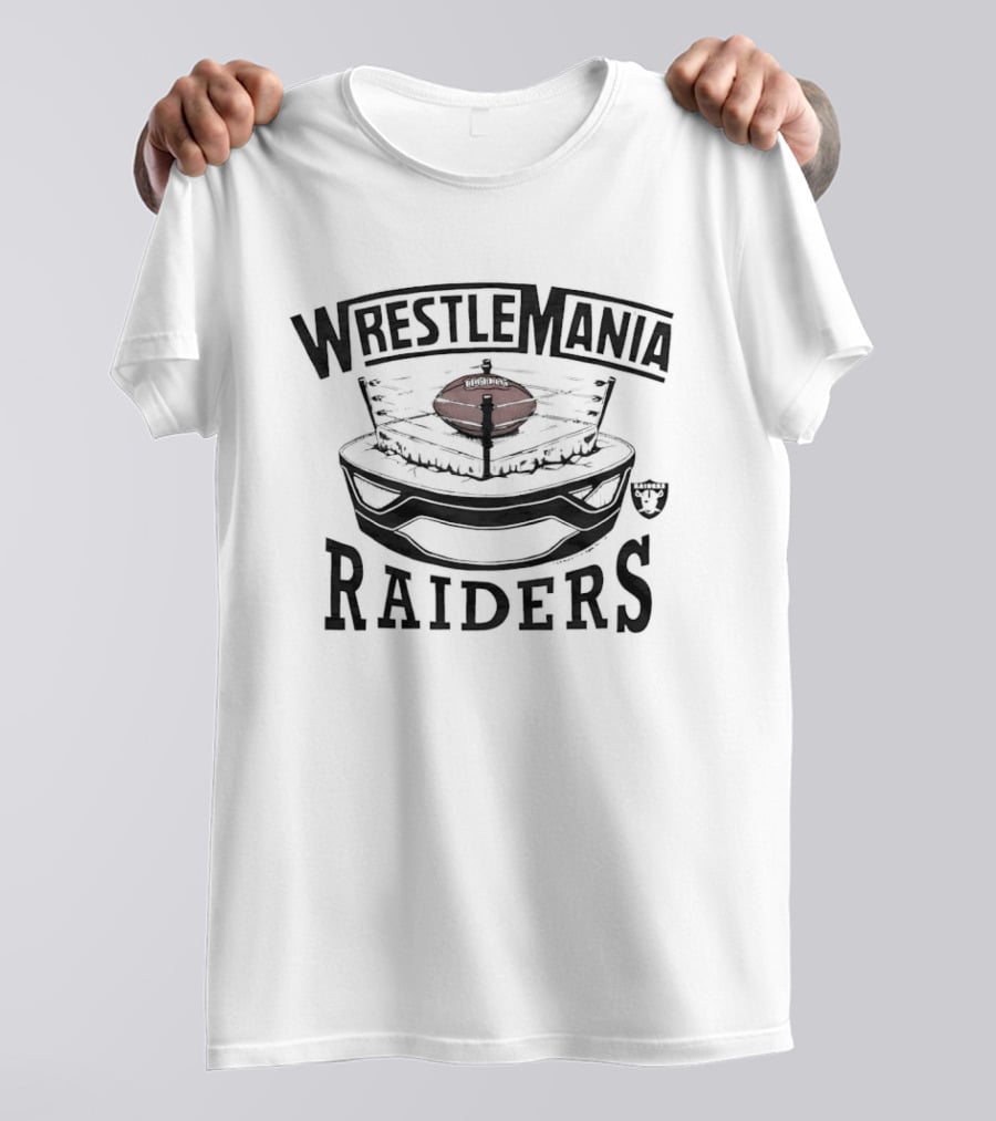 WrestleMania Raiders Las Vegas Wrestling Ring T-Shirt