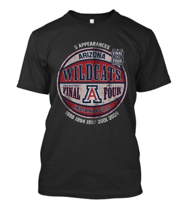 Arizona Wildcats Final Four Indianapolis 2015 Near Now A Mecca T-Shirt