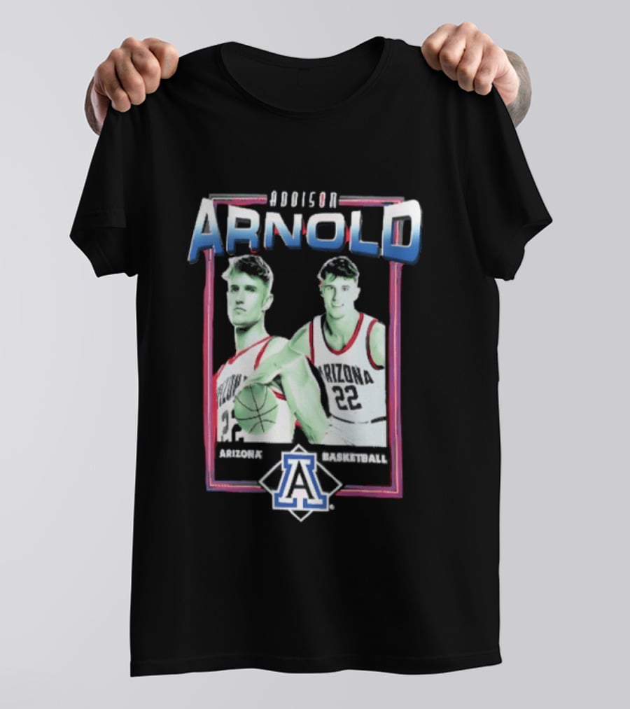 Arizona Wildcats Arnold 22 Basketball Player Sports Team T-Shirt