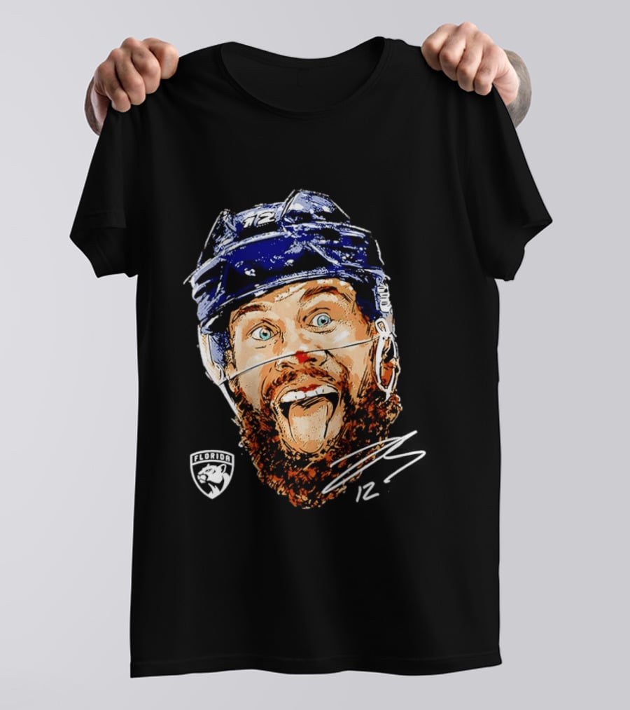 Florida Panthers Hockey Jonah Gadjovich Enthusiastic Expression T-Shirt