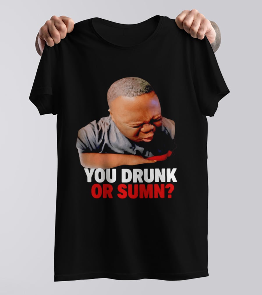 You Drunk Or Sumn Meme DJ Cece Viral Expression T-Shirt