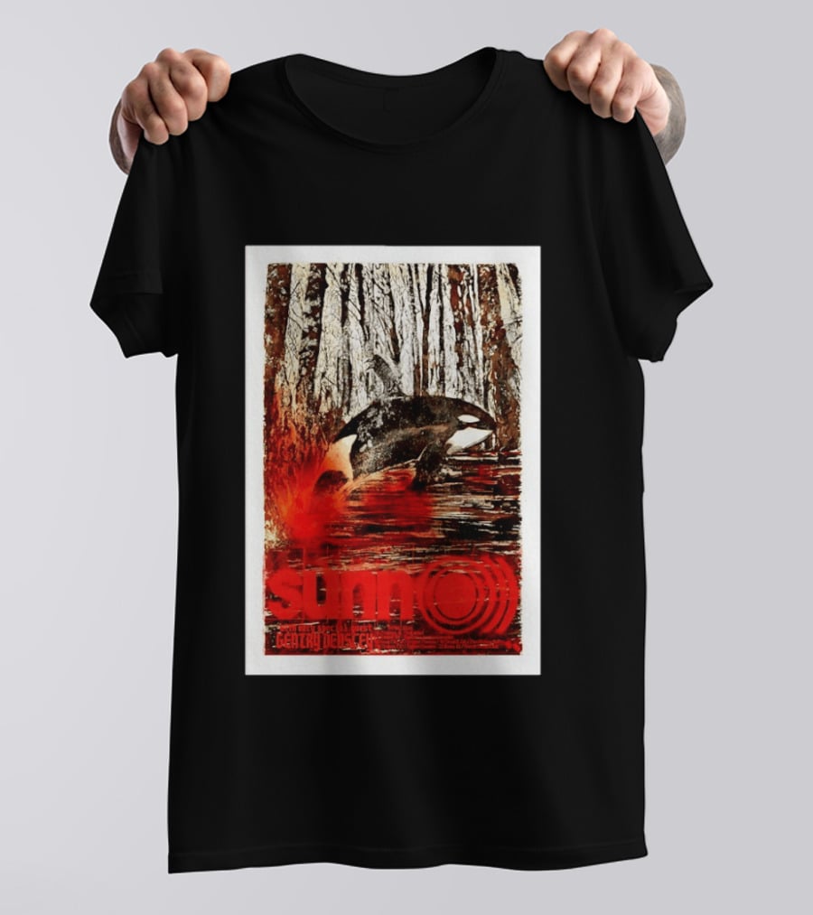 Sunn O Tour 2026 Orca Geary Theatre San Francisco Concert T-Shirt