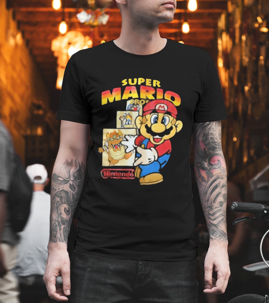 Super Mario Bowser Challenge Pixel Adventures T-Shirt