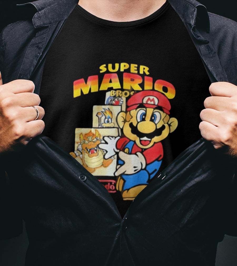 Super Mario Bowser Challenge Pixel Adventures T-Shirt