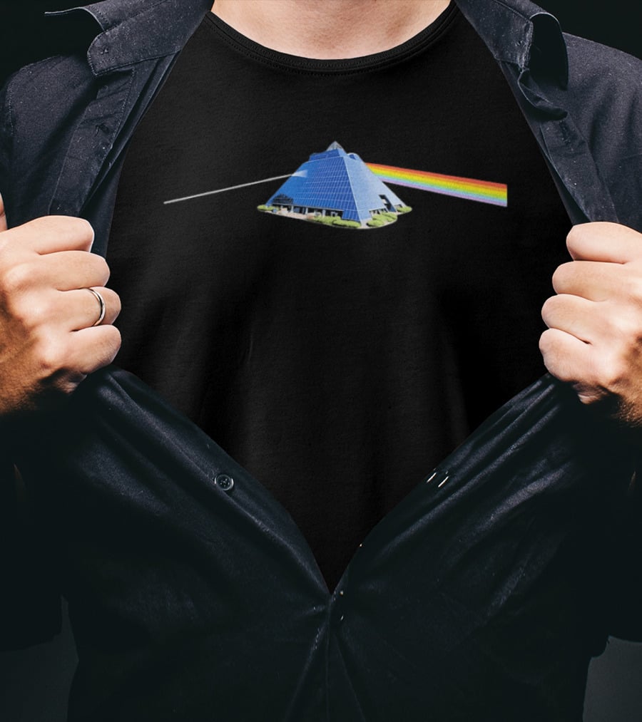 The Dark Side Of The Pyramid Prism Rainbow T-Shirt