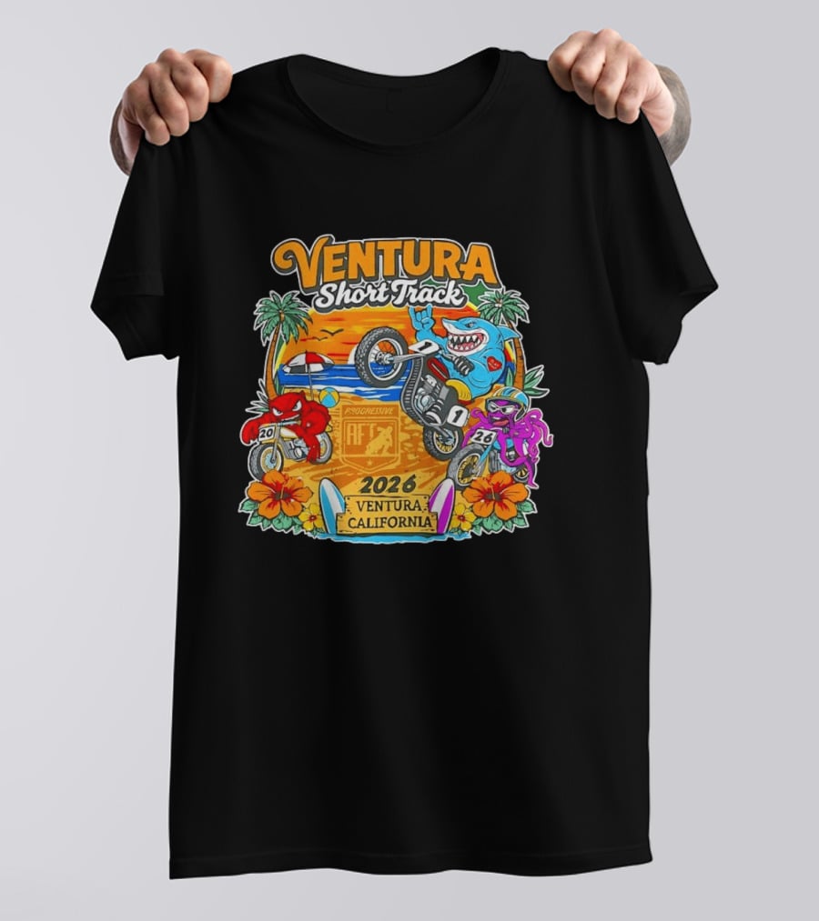 Ventura Short Track 2026 California Adventure Racing Event Ryder Cup T-Shirt
