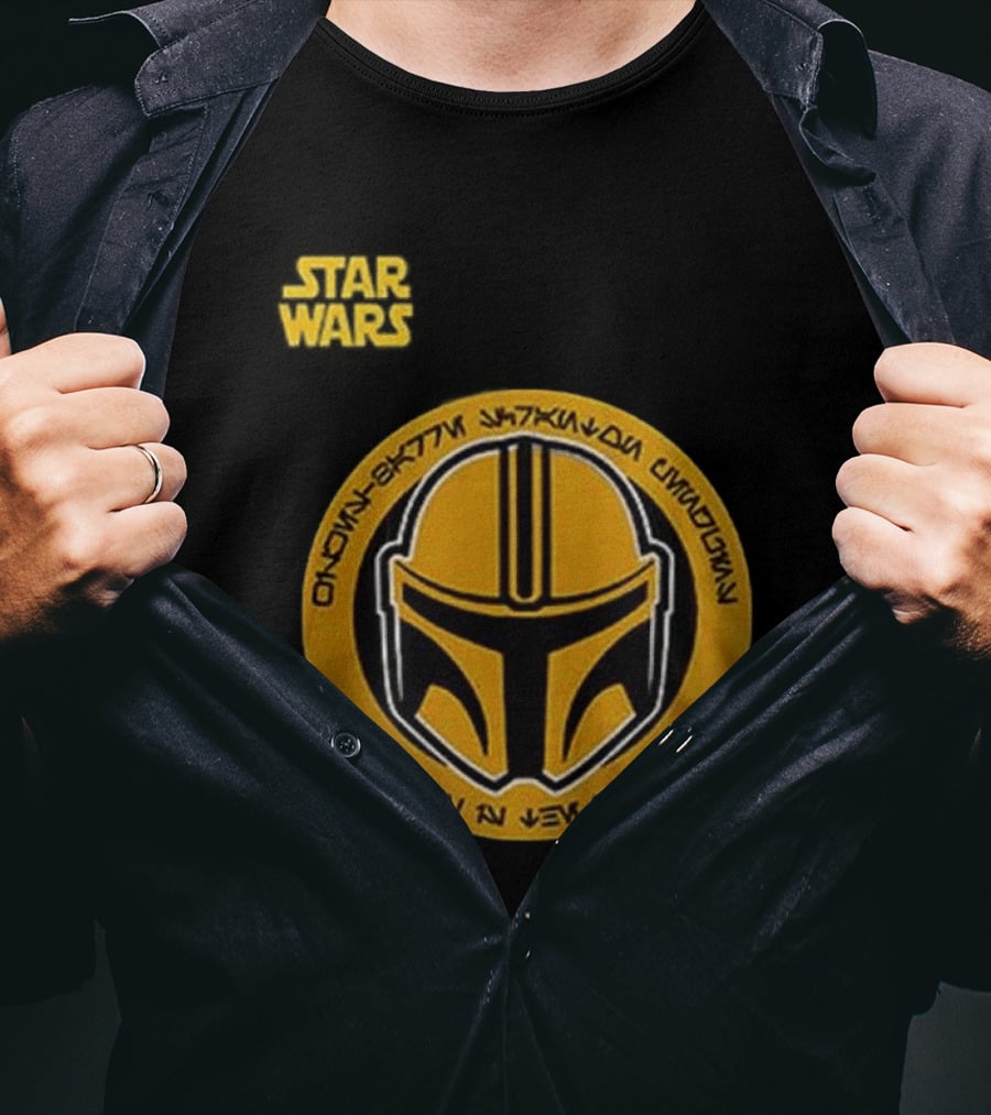 Star Wars Mandalorian Theme Wilkes Barre Scranton Penguins Game Night 2026 T-Shirt