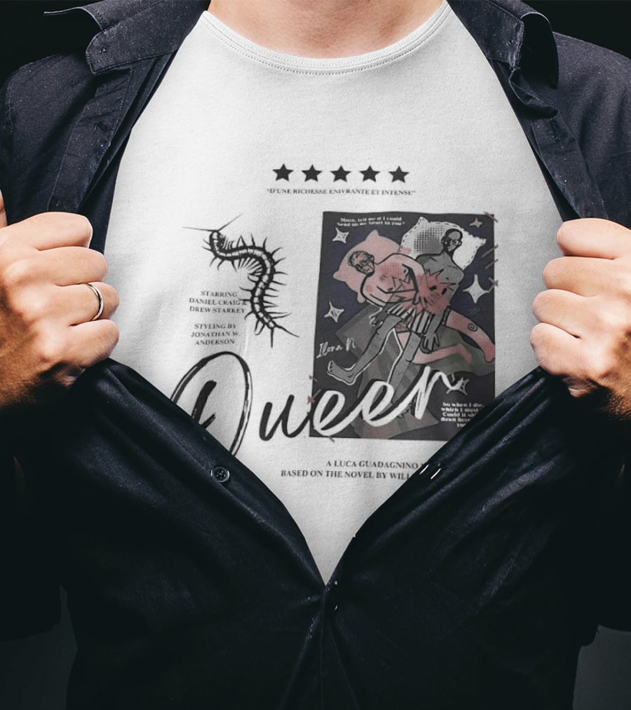 Queer D'une Richesse Enivrante Et Intense Luca Guadagnino Movie Based On Novel By Williams Burroughs T-Shirt