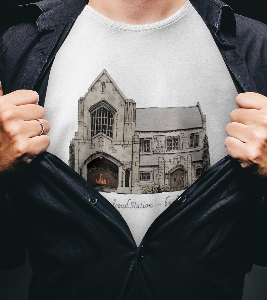 Madison Railroad Station Built 1916 Classic Architecture T-Shirt