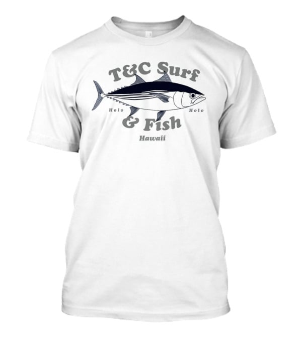 Surf Skipjack Tuna Holo Fish Hawaii T&C Surf & Fish T-Shirt