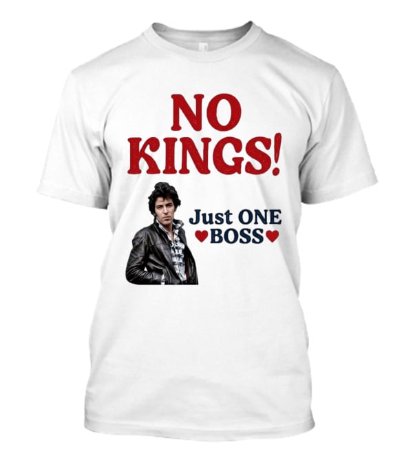No Kings Just One Boss Leather Jacket T-Shirt