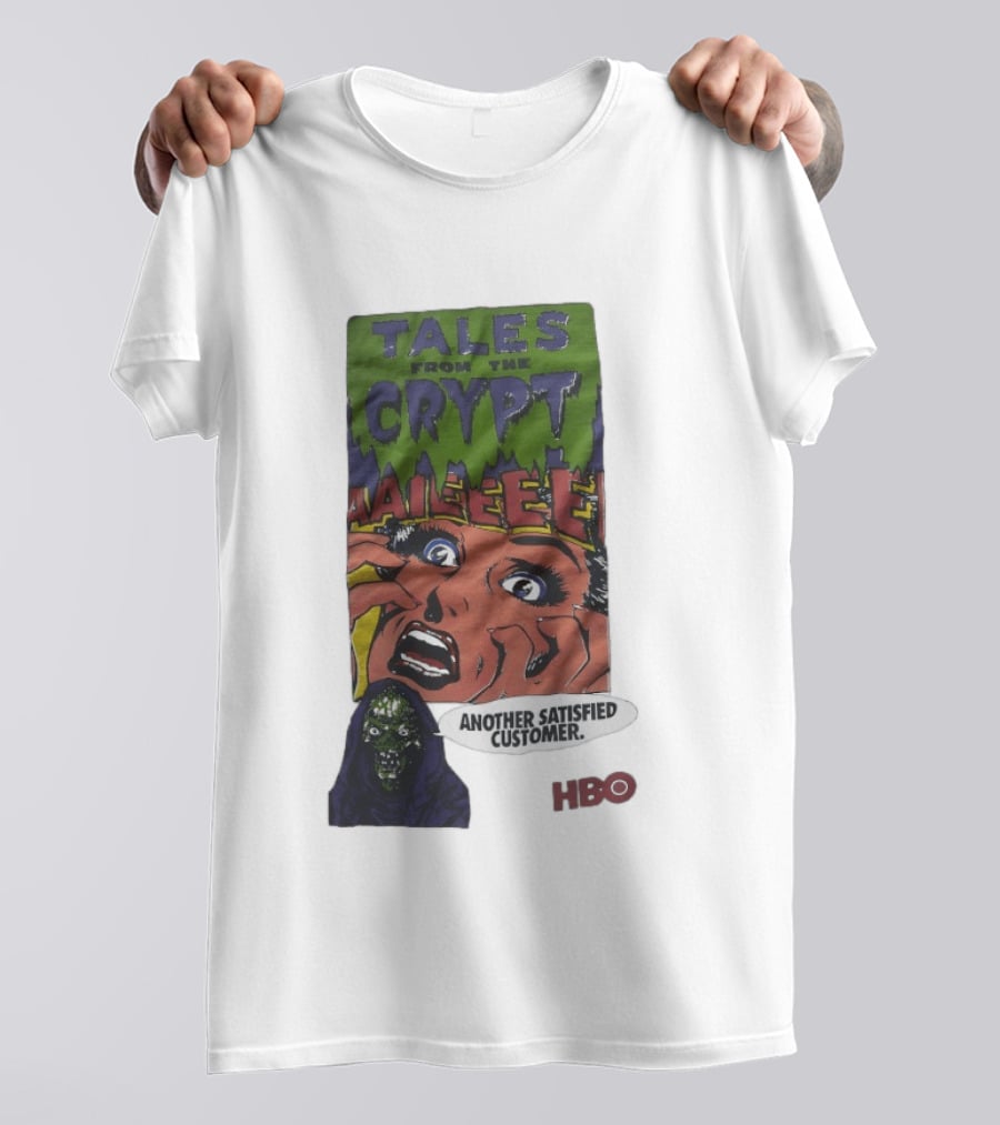 Tales From The Crypt Aaileee Another Satisfied Customer HBO T-Shirt