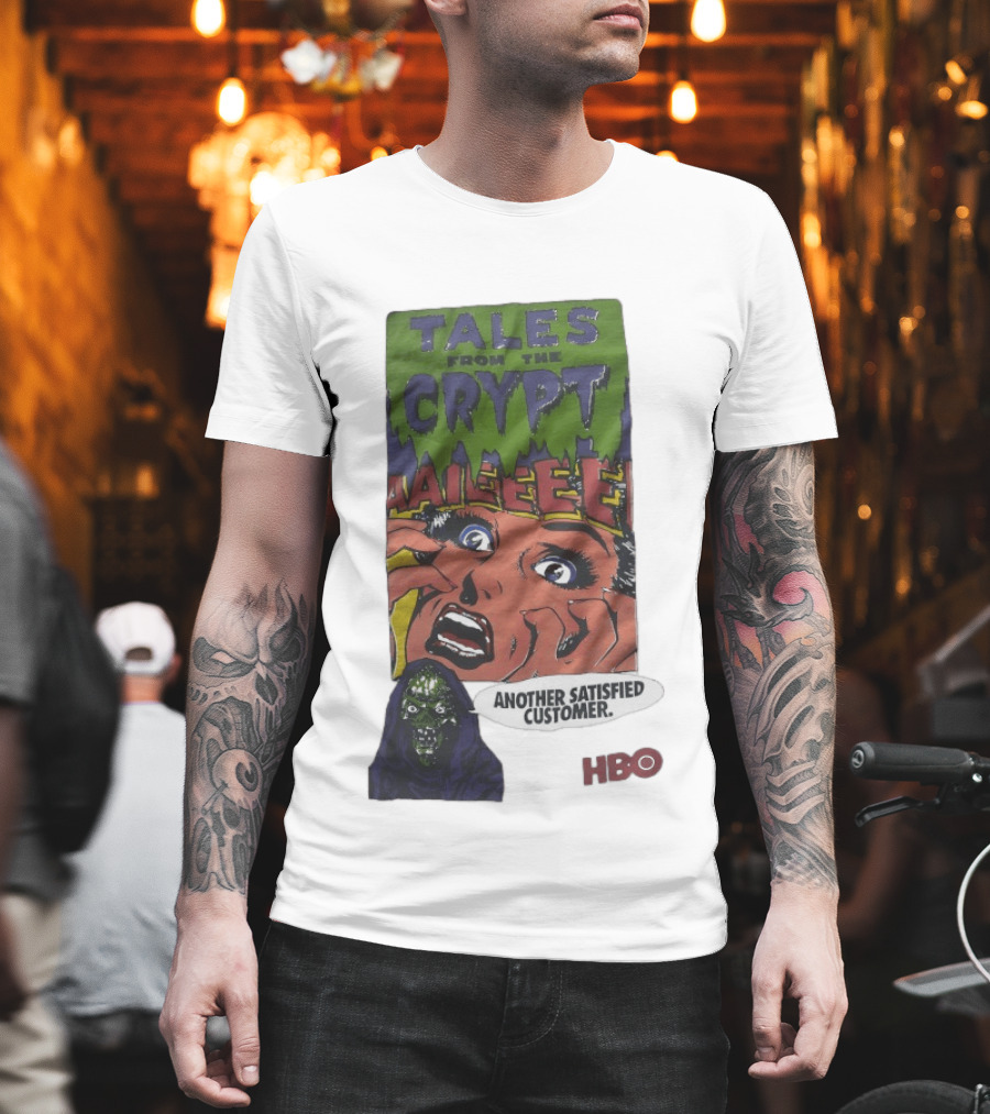 Tales From The Crypt Aaileee Another Satisfied Customer HBO T-Shirt