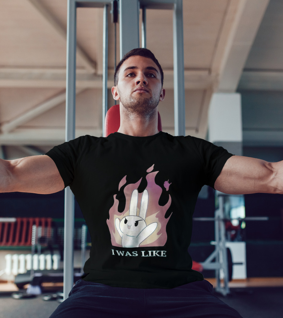 I Was Like Fire Bunny In Flames T-Shirt