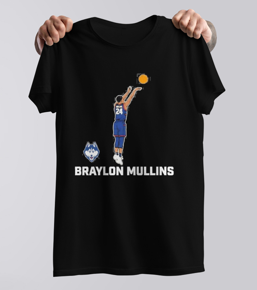 Braylon Mullins UConn Huskies 2026 Game Winner Vs Duke March Madness T-Shirt