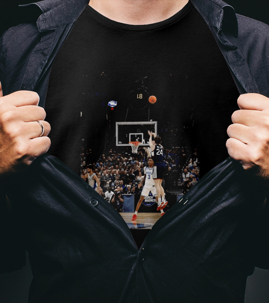 Braylon Mullins Last Second Victory Shot UConn Vs Duke NCAA March Madness 2026 T-Shirt