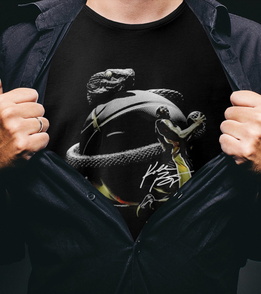 Kobe Bryant Los Angeles Legend Lakers Black Mamba T-Shirt