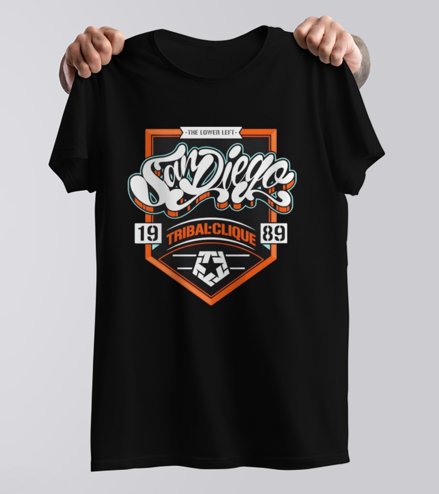 San Diego Tribal Clique 1989 The Lower Left T-Shirt