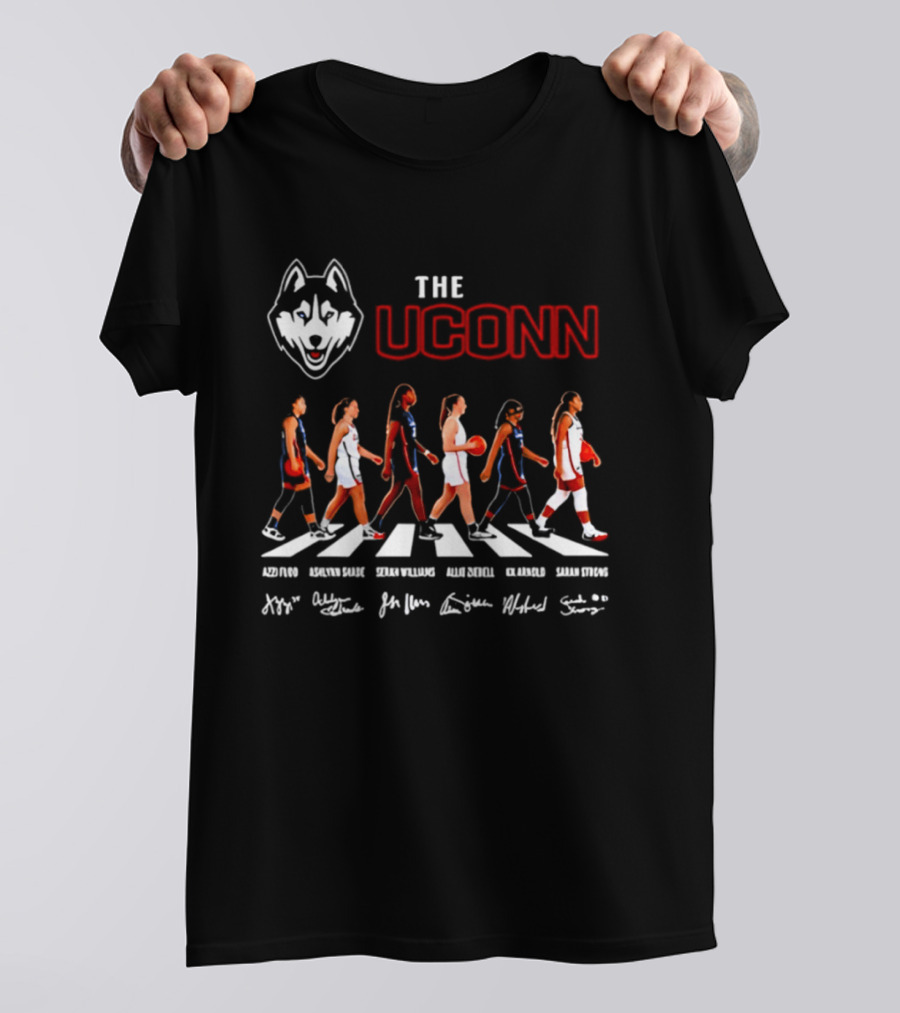 UConn Huskies Women's Basketball Team Abbey Road T-Shirt