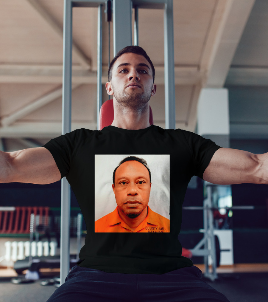 Tiger Woods 2026 County Jail 4415 29 Shot Edit T-Shirt