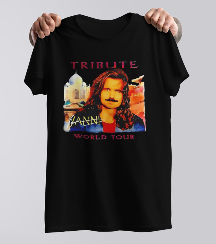 Yanni Tribute World Tour Taj Mahal T-Shirt