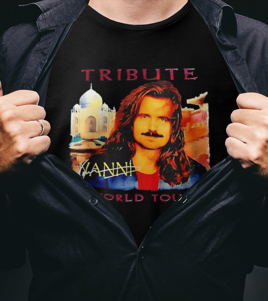 Yanni Tribute World Tour Taj Mahal T-Shirt