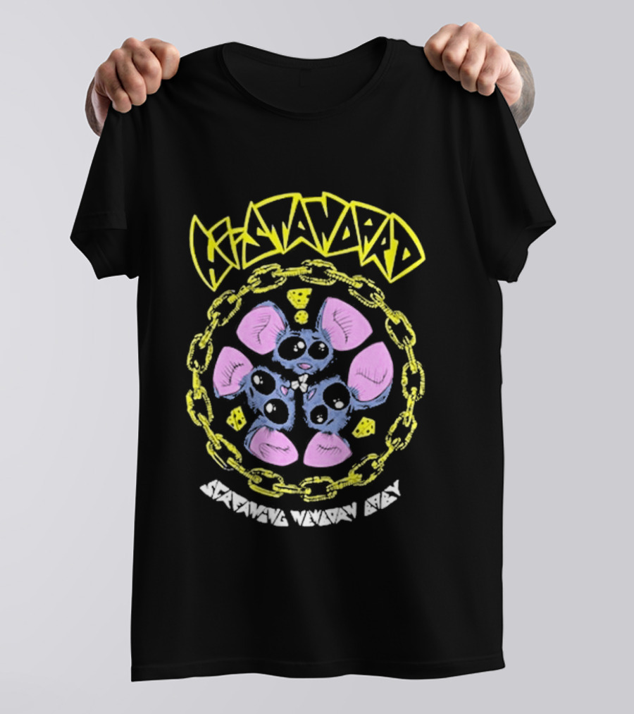 Hi Standard Screaming Newbody Baby Tour 2026 Chain Neon T-Shirt