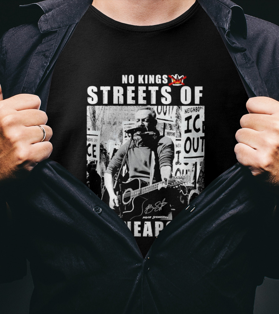 No Kings Streets Of Minneapolis Pruce Springsteen T-Shirt