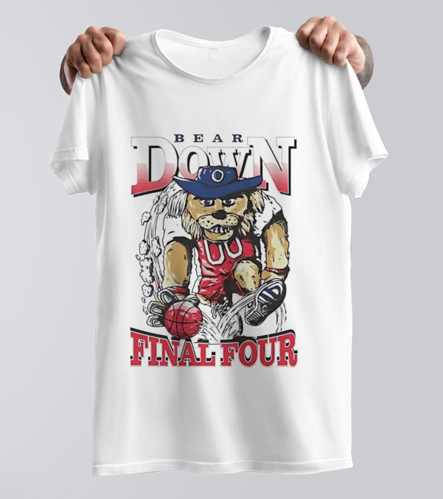 Bear Down Arizona Wildcats Final Four Basketball Team Spirit T-Shirt