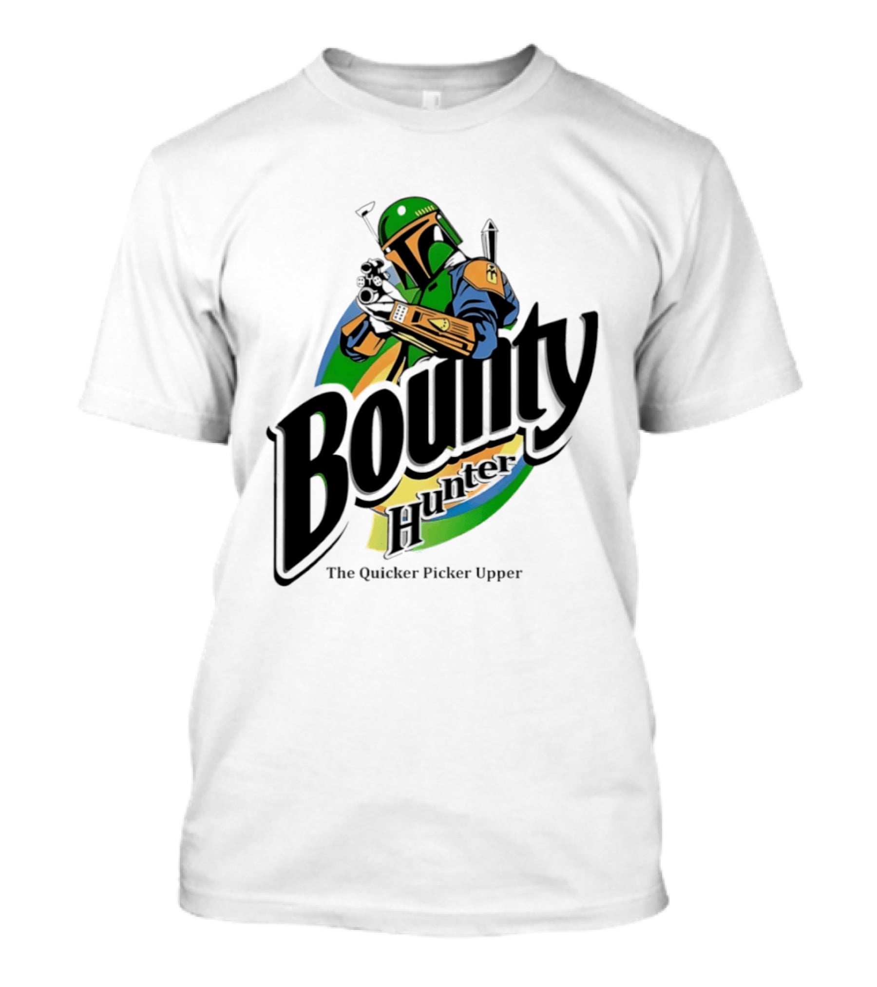 Bounty Hunter The Quicker Picker Upper Mandalorian T-Shirt
