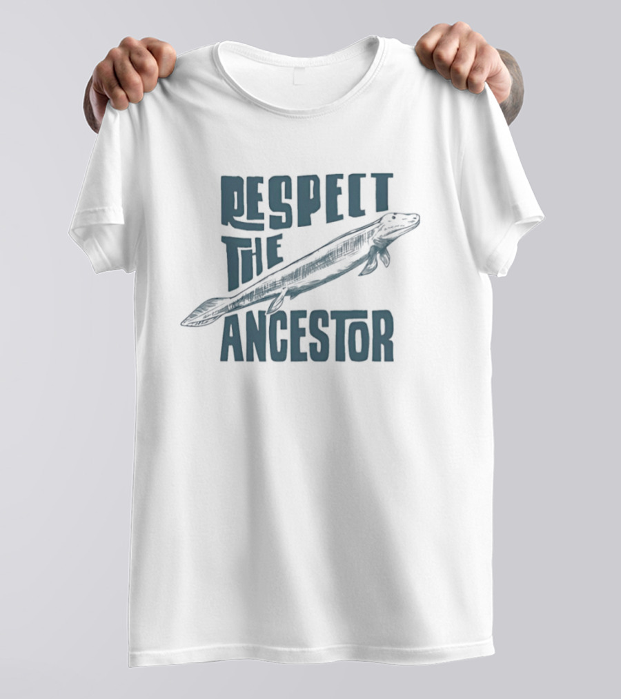 Respect The Devonian Ancestor Fish T-Shirt