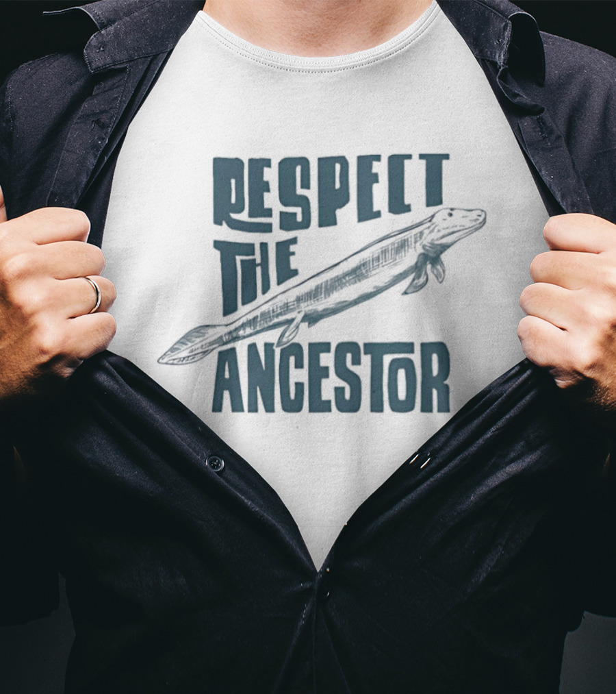Respect The Devonian Ancestor Fish T-Shirt
