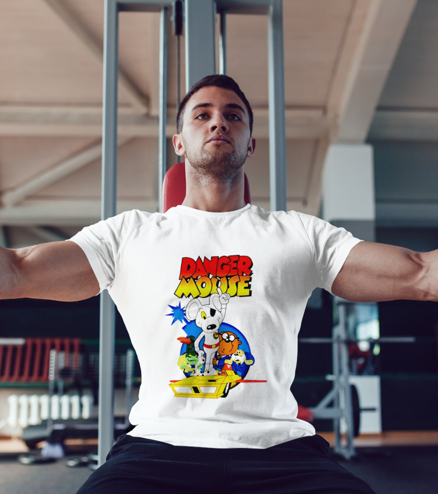 Danger Mouse Animated Character Adventure Team T-Shirt