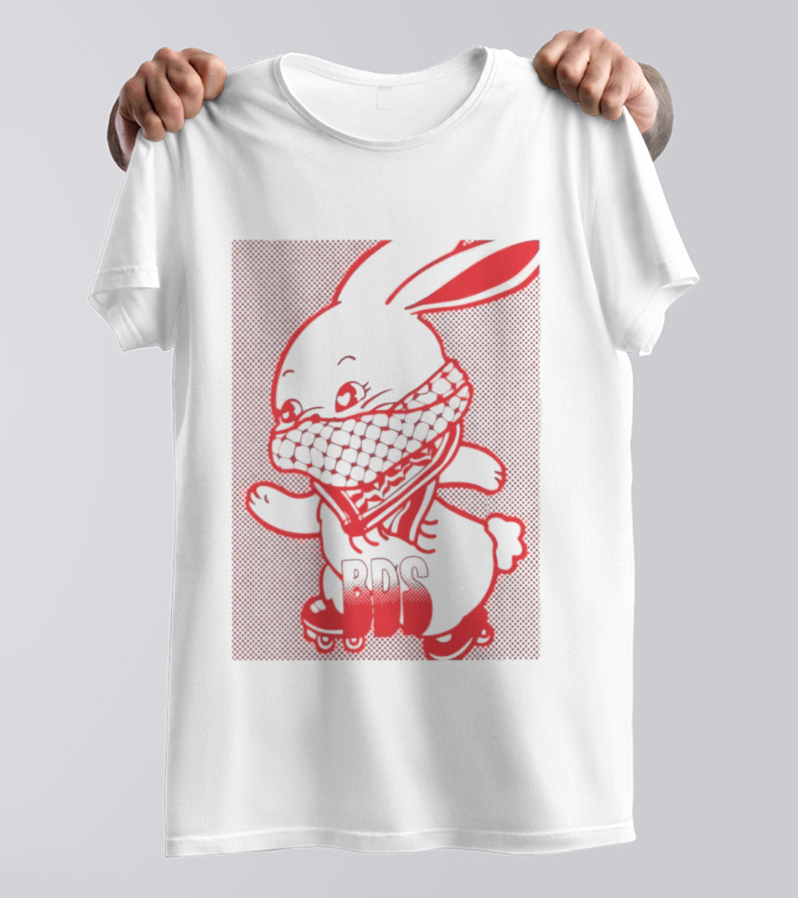 Skater Bunny BDS Vintage Roller Skates T-Shirt