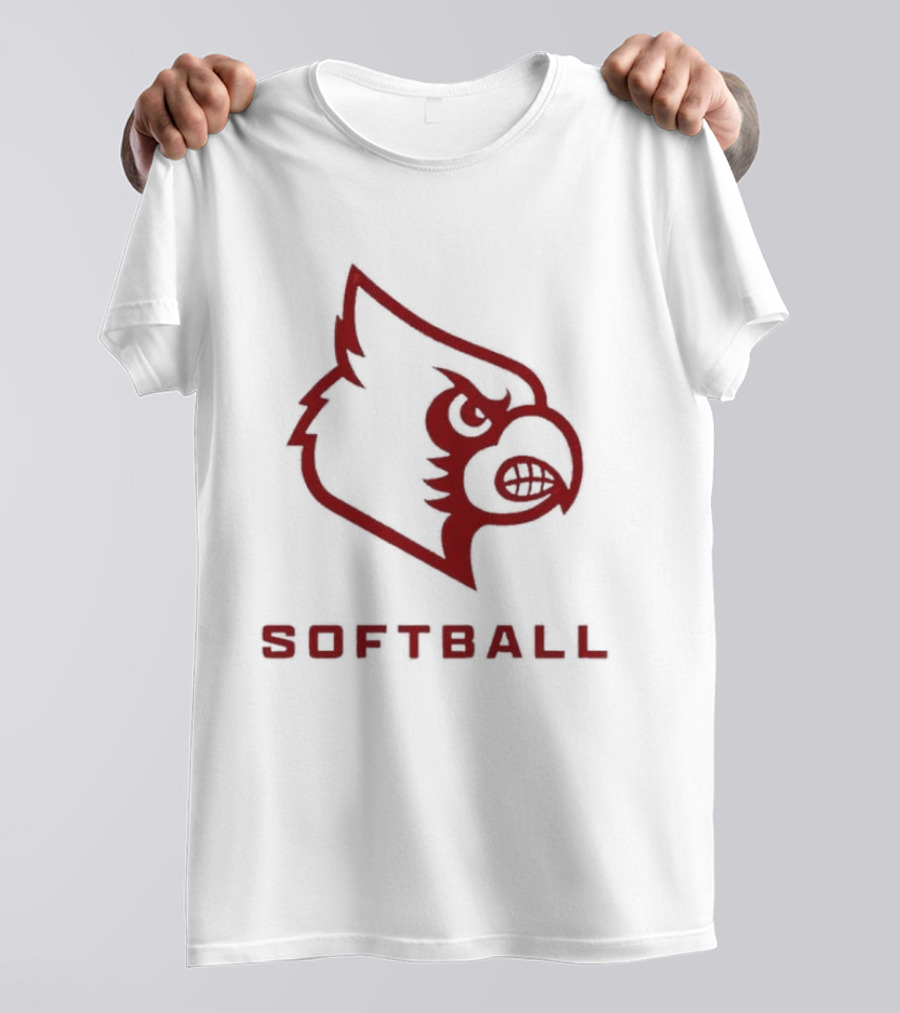 Louisville Cardinals Softball 2026 Pink Uniform T-Shirt