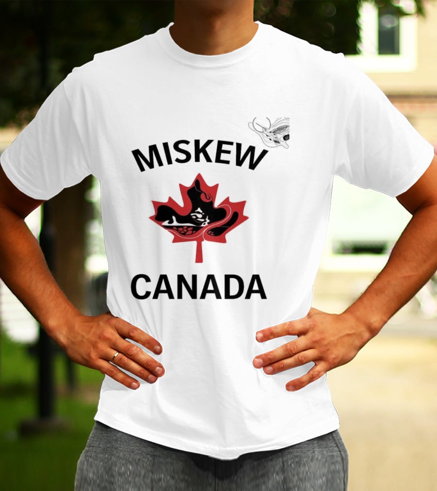 Miskew Canada Maple Leaf Moose T-Shirt