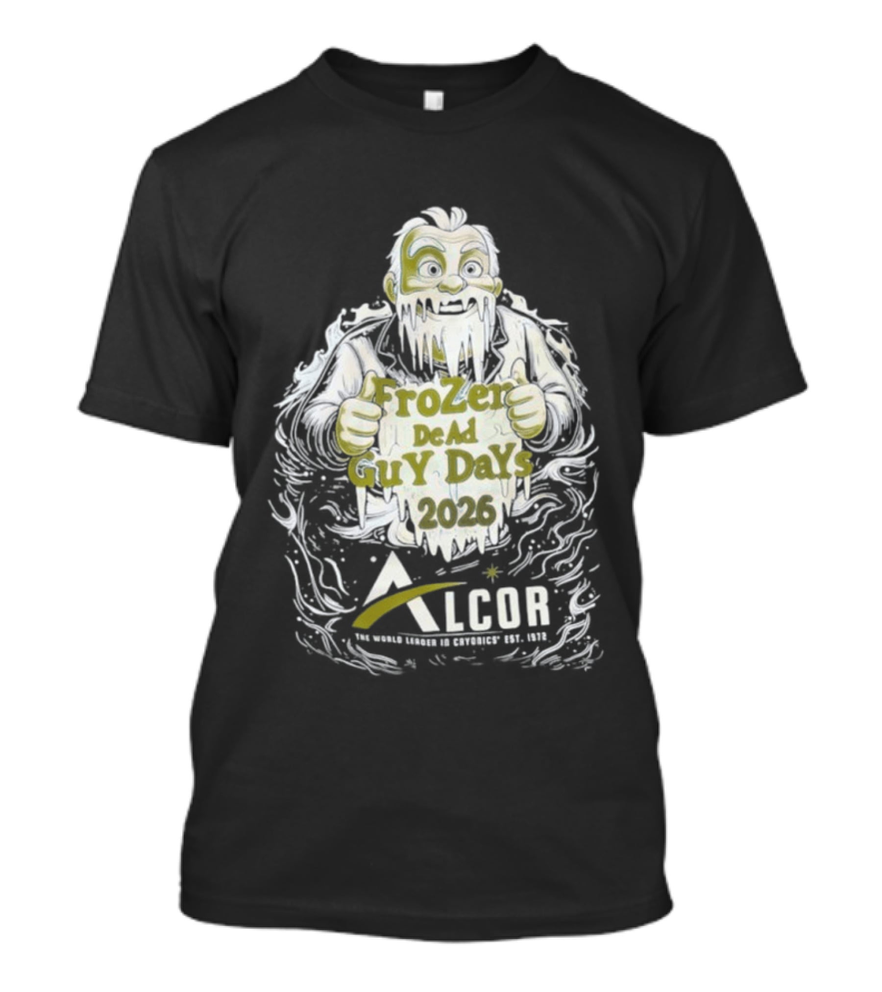 Alcor Frozen Dead Guy Days 2026 Festival Event T-Shirt