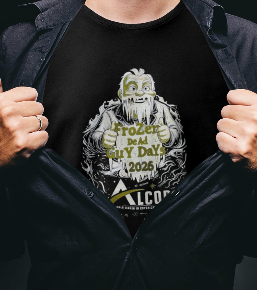 Alcor Frozen Dead Guy Days 2026 Festival Event T-Shirt