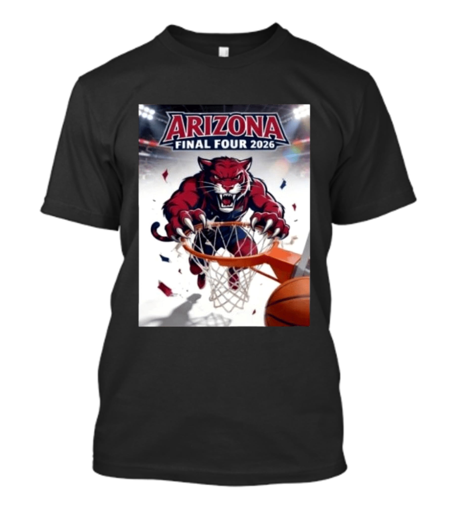 Arizona Wildcats Final Four 2026 Basketball Game Day Wildcat T-Shirt