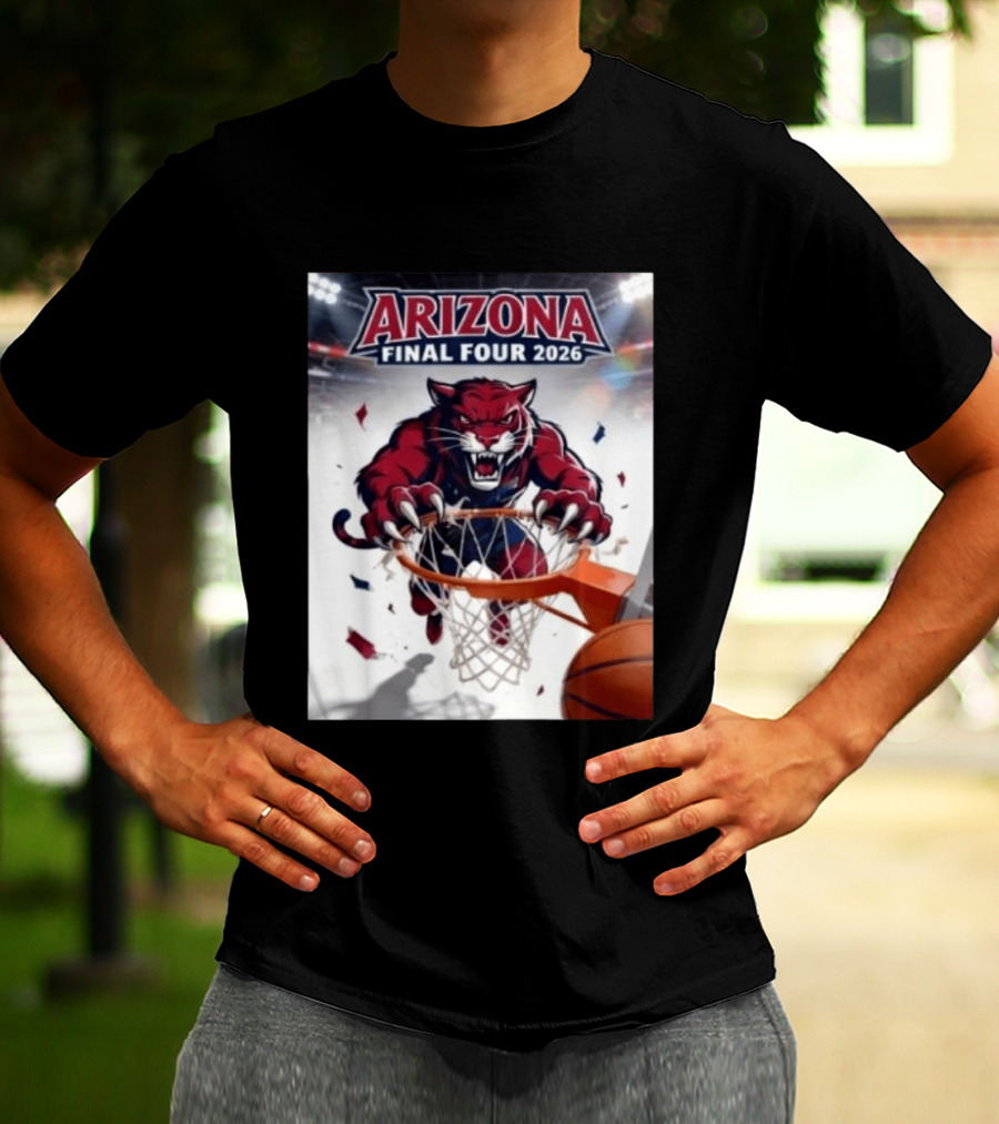 Arizona Wildcats Final Four 2026 Basketball Game Day Wildcat T-Shirt
