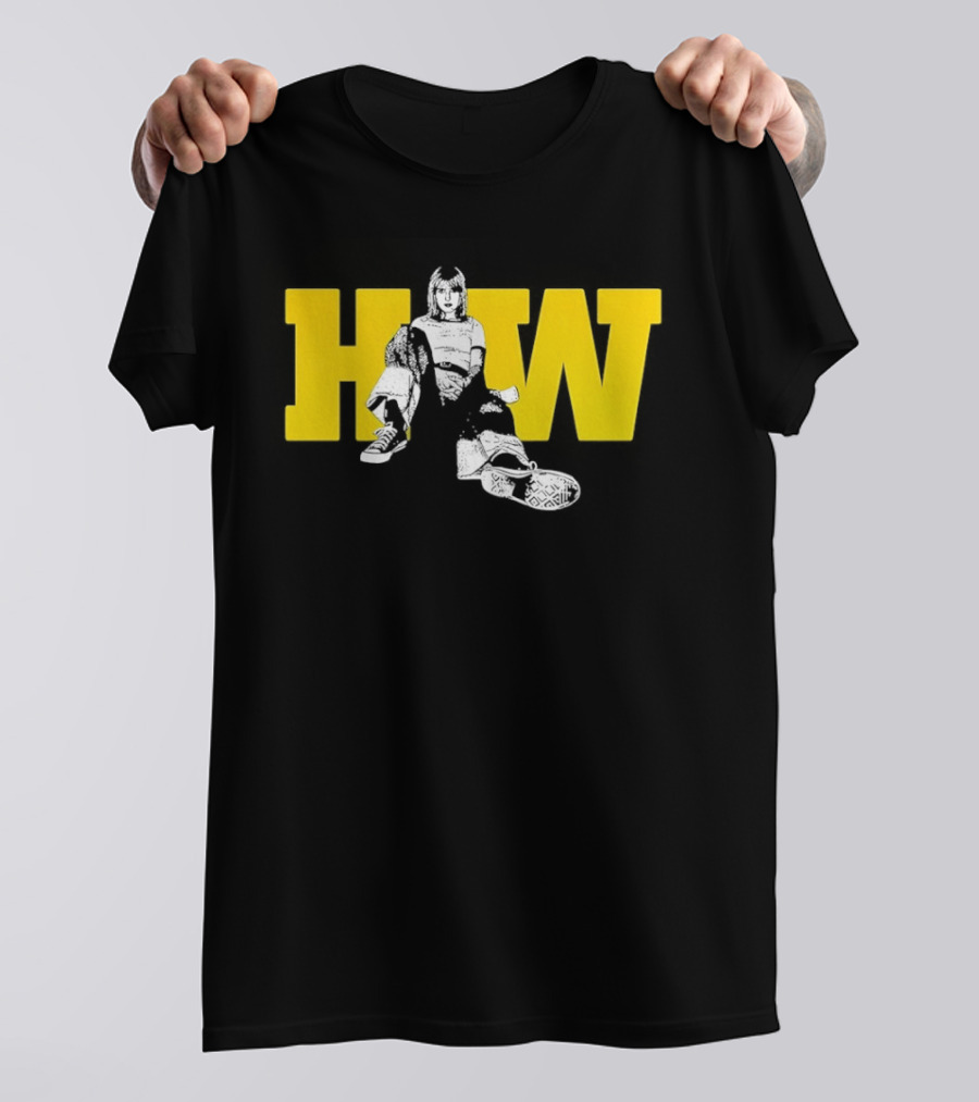 Hayley Williams HW Yellow Bold Letters T-Shirt