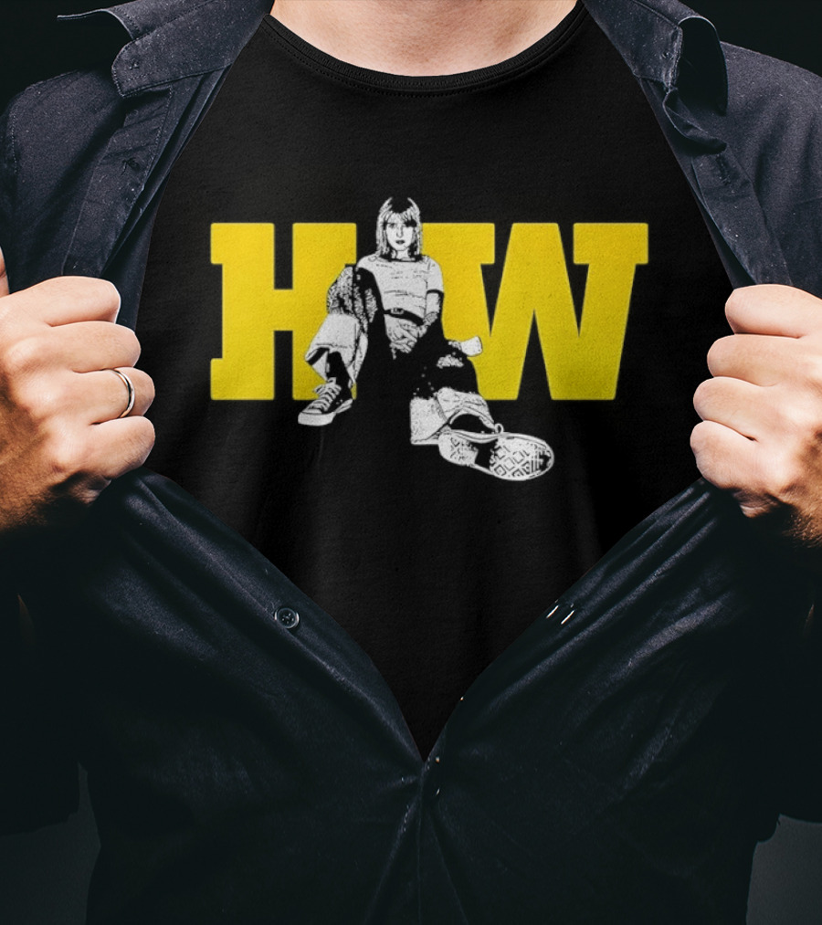 Hayley Williams HW Yellow Bold Letters T-Shirt