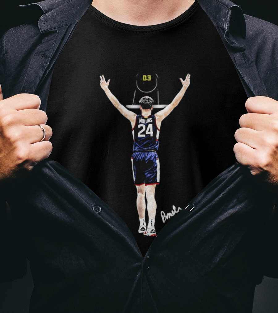 Braylon Mullins UConn Huskies Basketball NCAA Final Four Champion T-Shirt