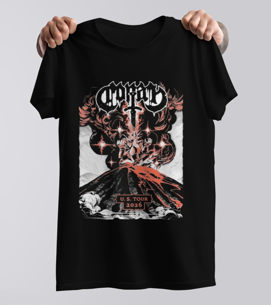 Conan Band U.S. Tour 2026 Explosive Lava T-Shirt